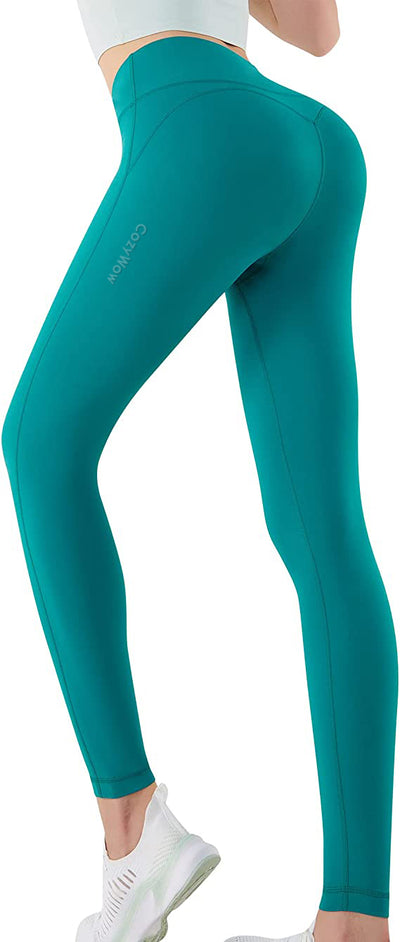 CozyWow Women's High Waist Yoga Pants Tummy Control Workout Athletic tights